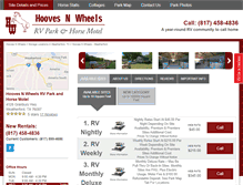 Tablet Screenshot of hoovesnwheels.com